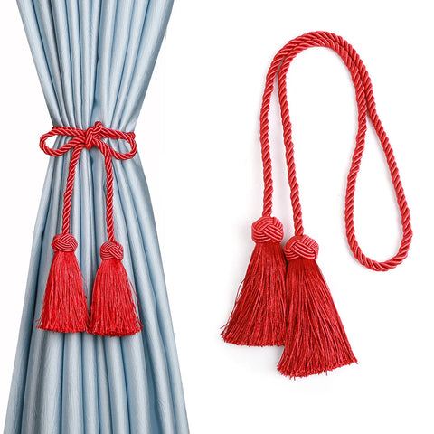 Vorhang-Raffhalter mit Quasten 96 cm (1 Stück)