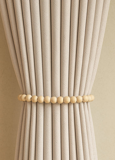 Rideau Blanc Beige
