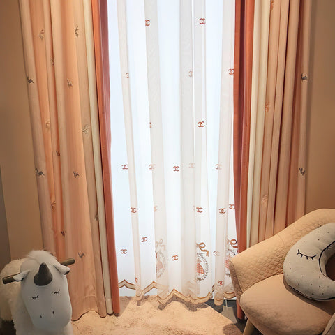 Verdunkelungsvorhang für Mädchenzimmer