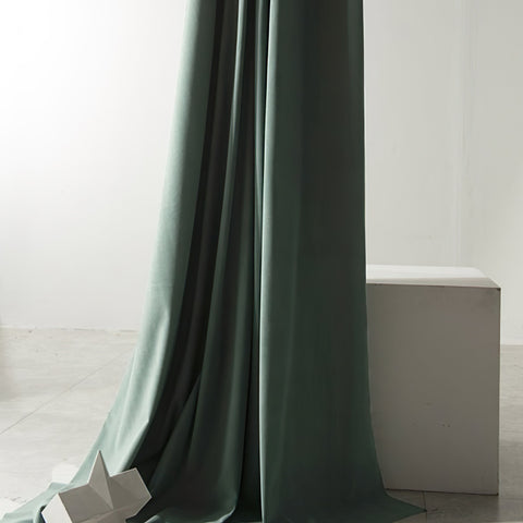 Grüner Verdunkelungsvorhang