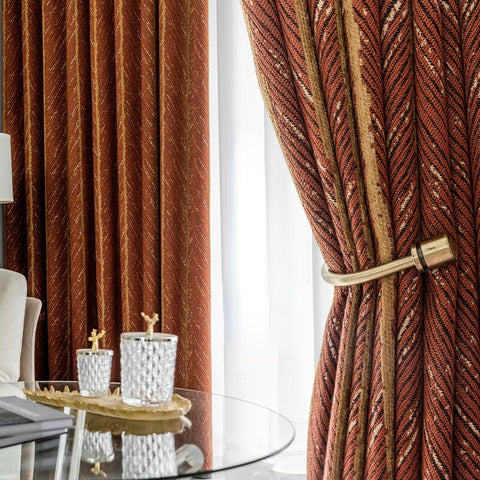 Vorhang mit originellem Design (Orange)