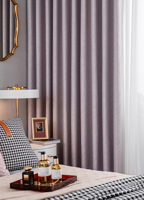Rideau Rose Moderne