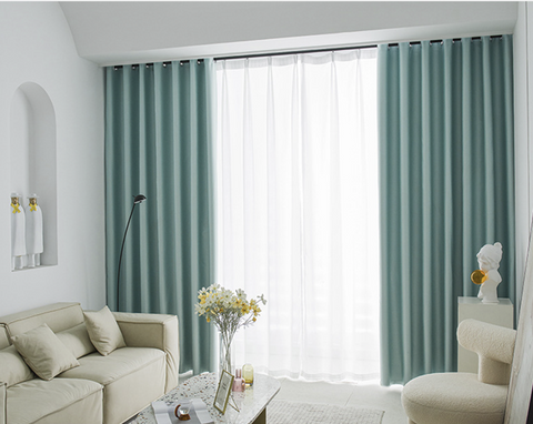 Verdunkelungswassergrüner Vorhang