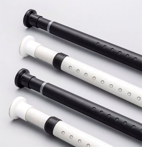 Ausziehbare Stange, lange Länge (70 cm–410 cm).