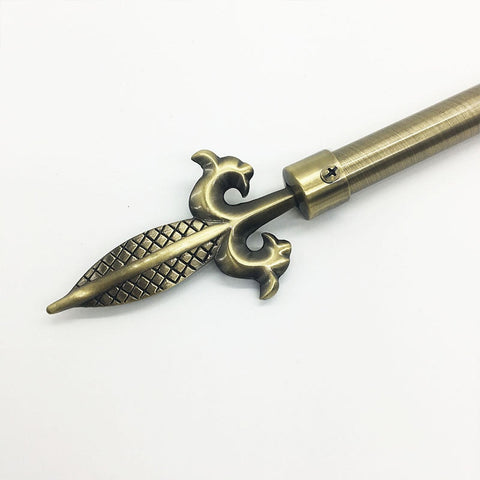 Goldene Gardinenstange (65–190 cm)