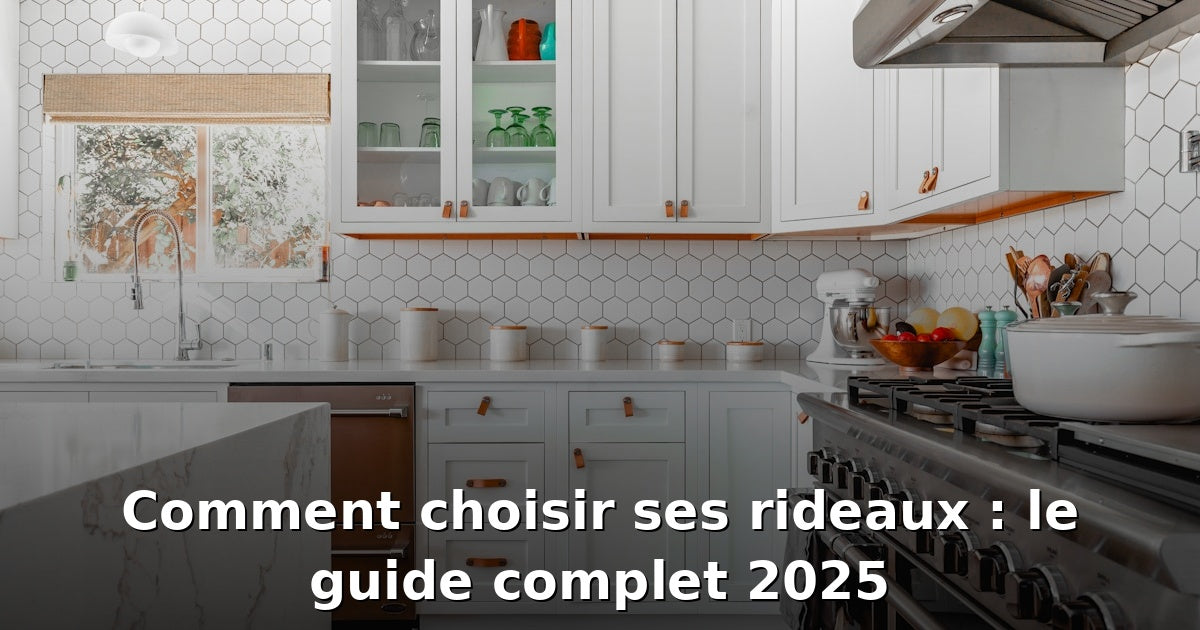 Guide complet pour choisir ses rideaux en 2025 - critères, matières, couleurs