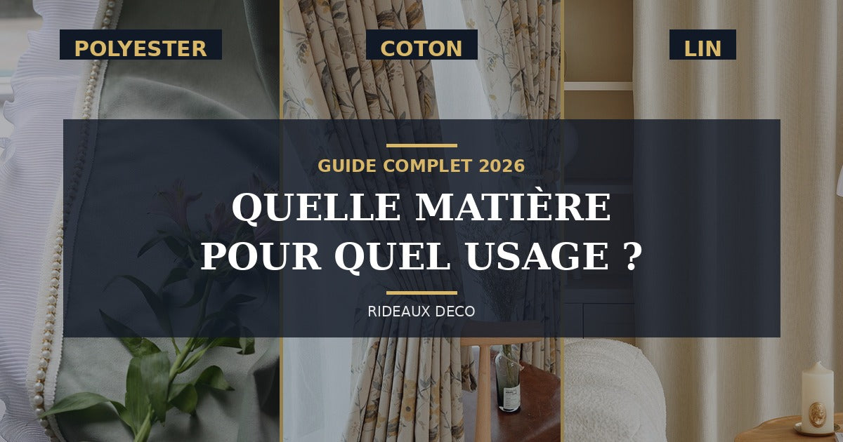 Polyester, coton ou lin : quelle matière pour quel usage ?