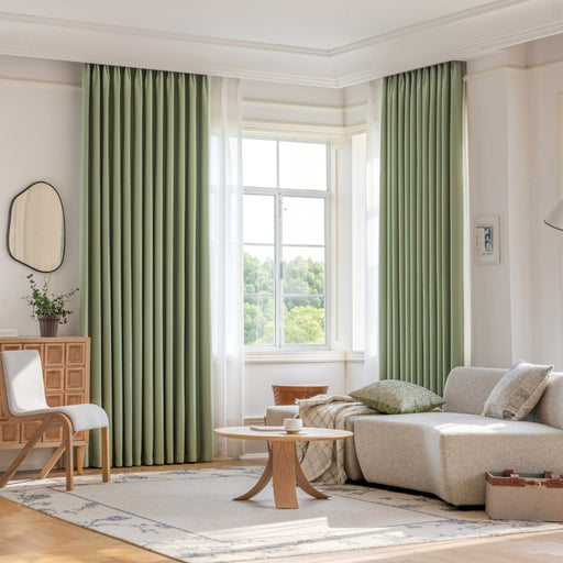 ein Wohnzimmer voller Möbel und einem großen Fenster