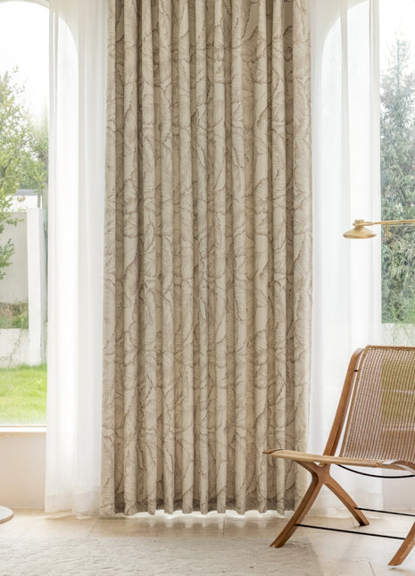 a chair sitting in front of a window