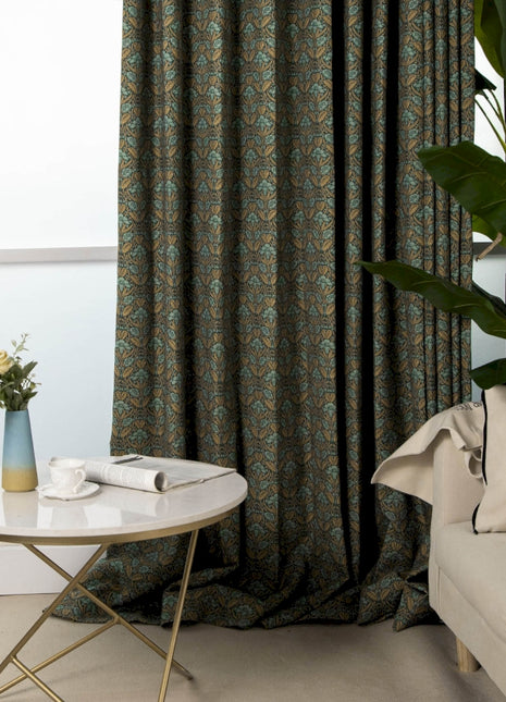 a living room with a couch and a table