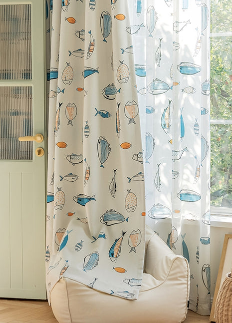 a living room with a chair and a window