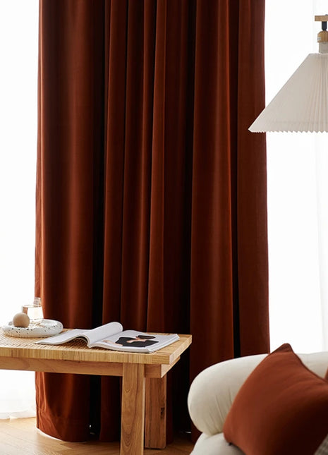 Rideau Orange Foncé