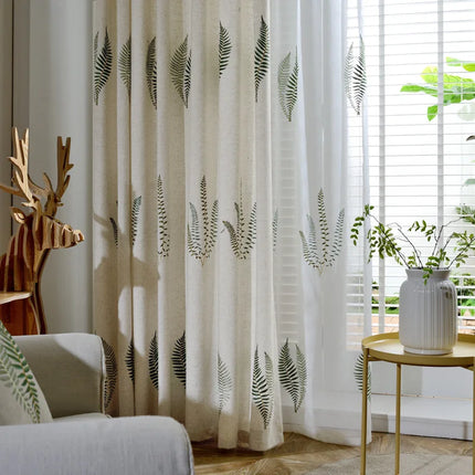 Rideau Salon Boheme Blanc