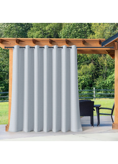 Grauer wasserdichter Outdoor-Vorhang