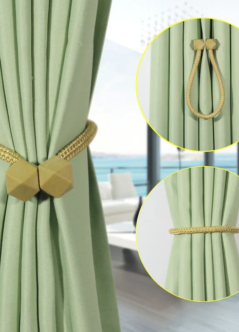 Moderner magnetischer Gardinenhalter