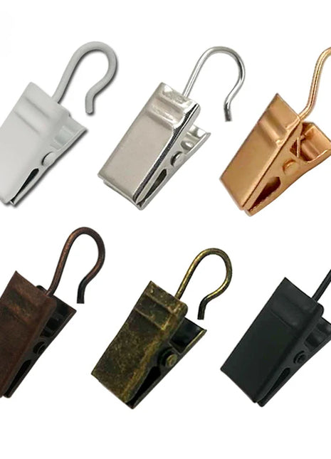 Vorhanghaken-Clips – Set mit 10 Stück