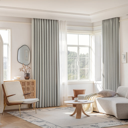 ein Wohnzimmer voller Möbel und einem großen Fenster