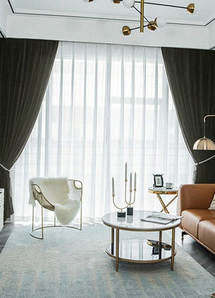 Rideau Occultant Velours Gris Charbon Chambre