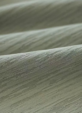 Grüner Chenille-Vorhang