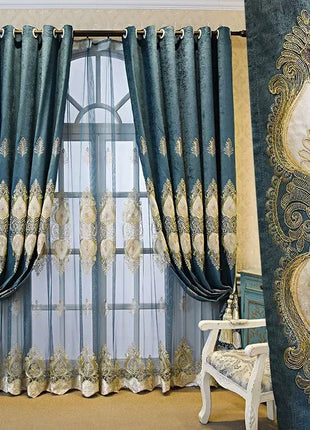 Luxuriöser blauer Samt