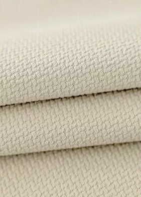Geometrischer beiger Chenille-Verdunkelungsvorhang