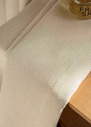Chenille-Samt-Jacquard-Vorhang mit Wellenmuster