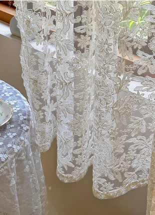 Vintage weiße transparente Muster