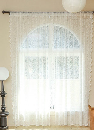 Transparentes Vintage-Wohnzimmer aus Spitze