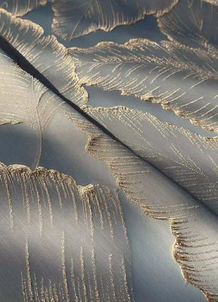 Nordischer silberblauer Vorhang