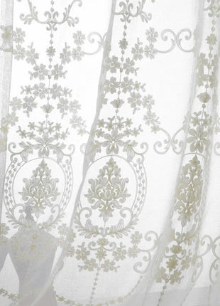 Schwarzer Barock-Transparent