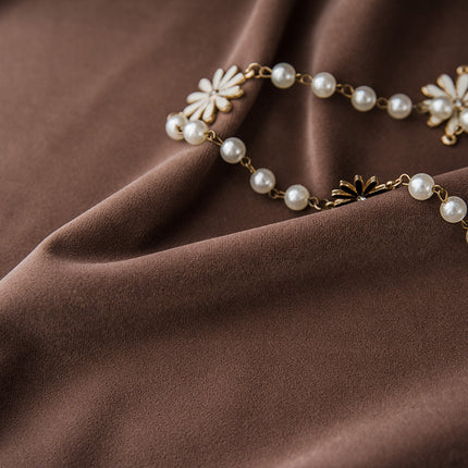 Rideau Velours Marron