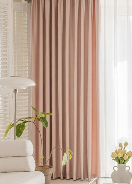 Rideau Occultant Rose Poudré