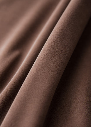 Rideau Velours Marron