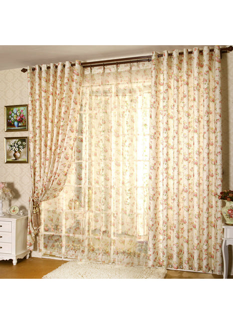 Vintage-Blumenvorhang