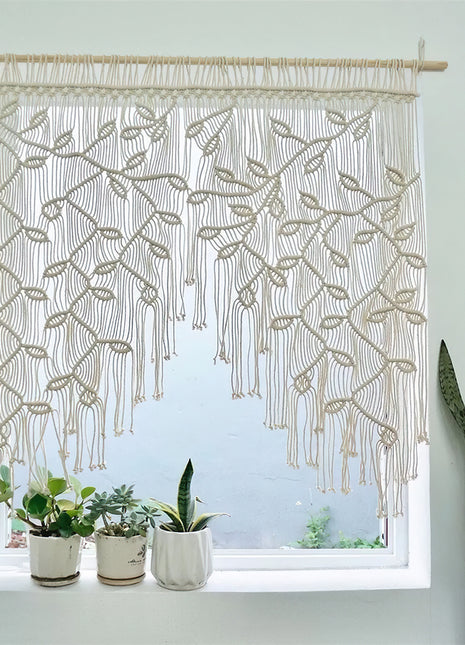 Petit Rideau Macramé </br> (L100cm x H100cm)