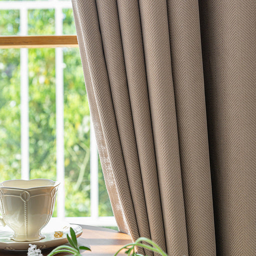 Beige Chenille-Gardine