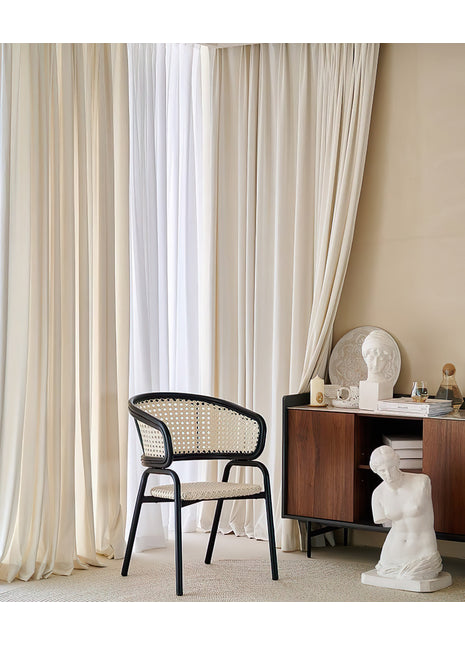 Beige Verdunkelungsvorhang