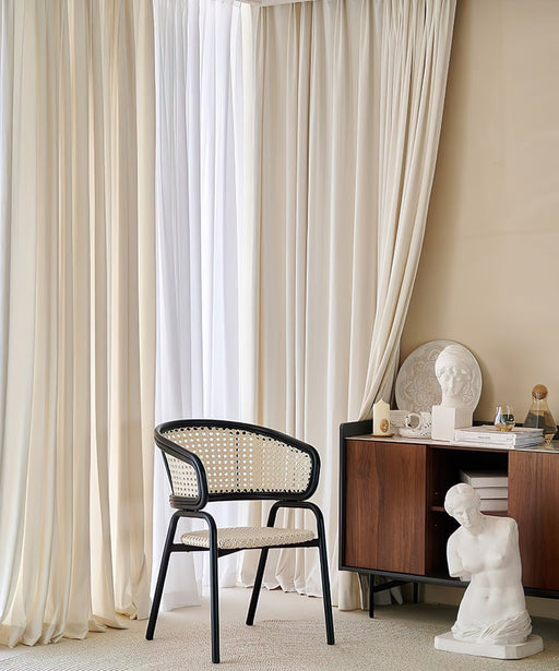 Beige Verdunkelungsvorhang