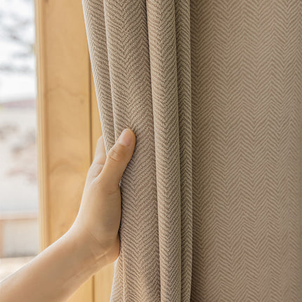 Rideau Blanc Beige