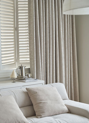 Rideau Blanc Motif