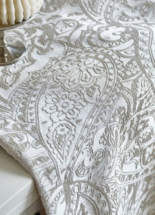 Rideau Blanc Motif