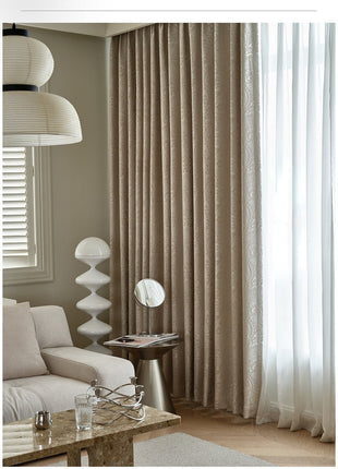 Rideau Blanc Motif