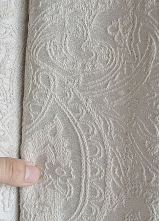 Rideau Blanc Motif