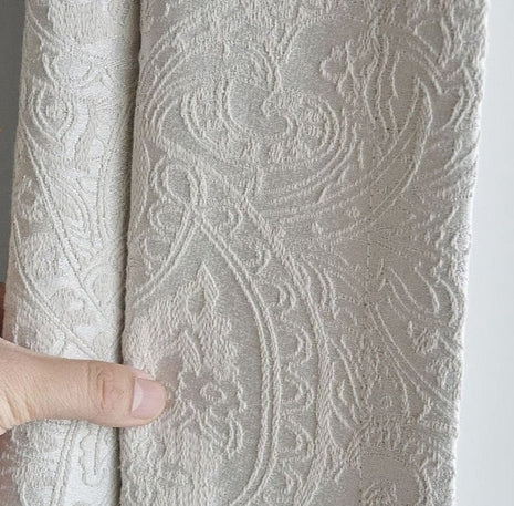 Rideau Blanc Motif