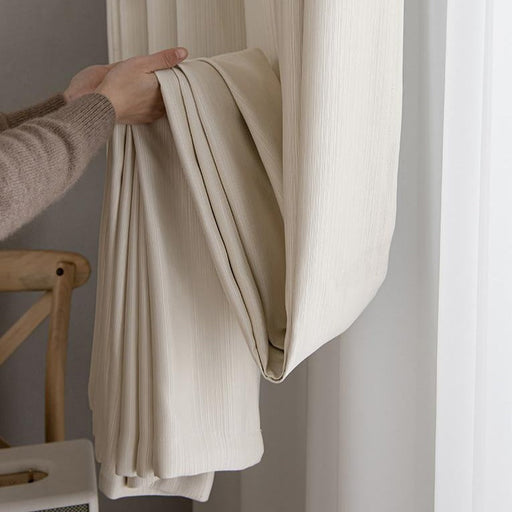 Beige Schlafzimmervorhang