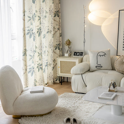 Rideau Elegant a Feuilles