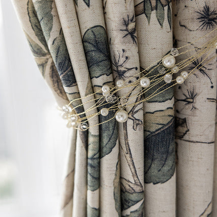 Rideau Elegant a Feuilles