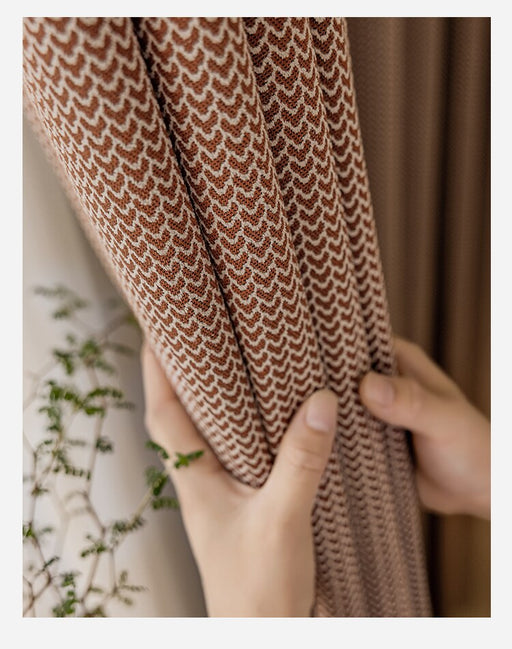 Rideau Jacquard style Japonais