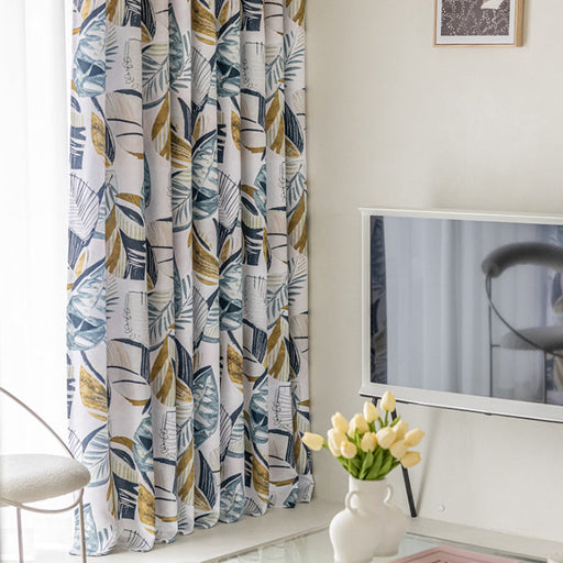 Moderner Blättervorhang