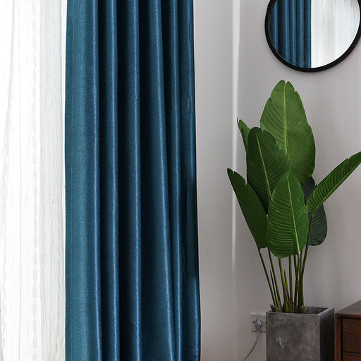 Marineblauer Verdunkelungsvorhang